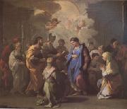 Luca  Giordano The Marriage of the Virgin (mk05) oil painting on canvas